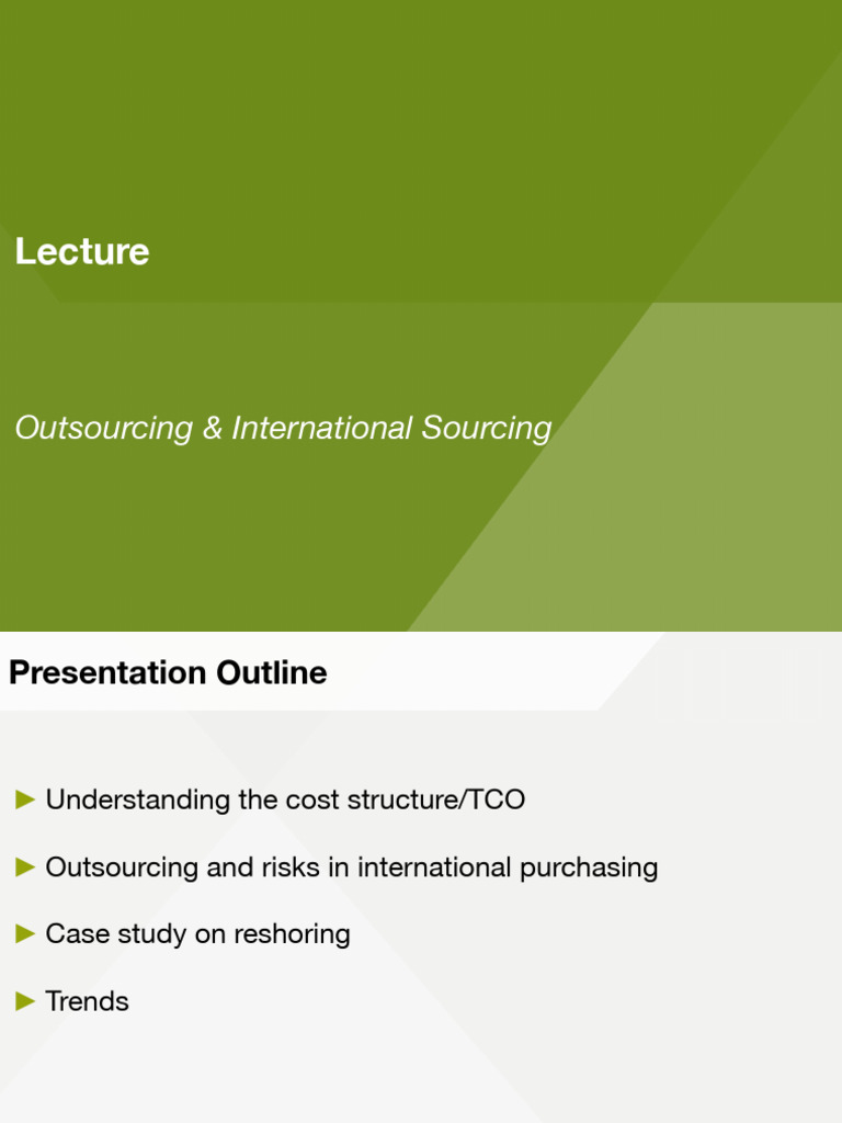 Outsourcing Pdf Cost Risk