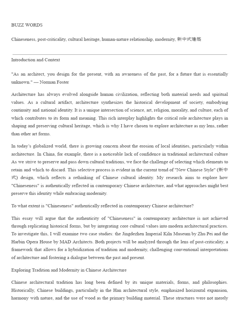 Working Document On: To What Extent Is 