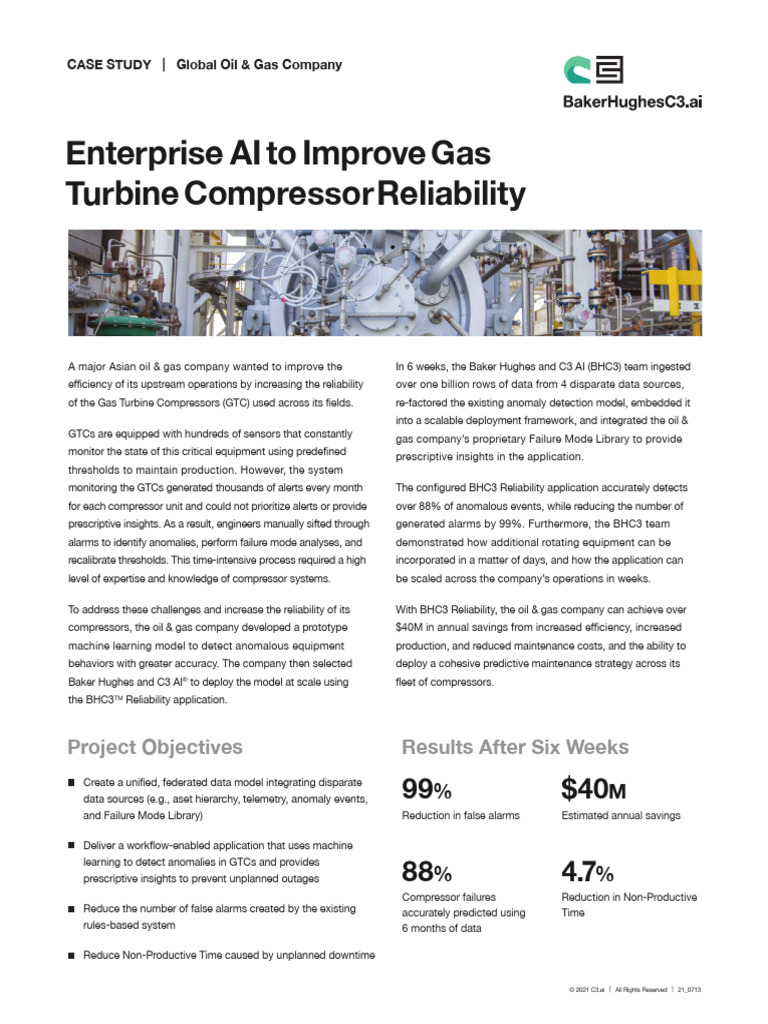 BHC3 Case Study - AI For Reliability | PDF | Reliability Engineering ...
