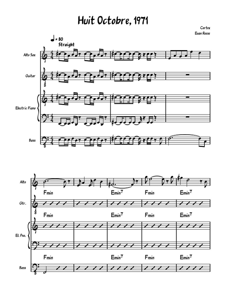 Huit octobre 1971 pdf elements of music musical compositions