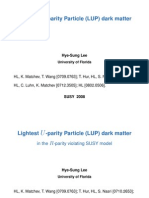 Hye-Sung Lee- Lightest U-parity Particle (LUP) dark matter