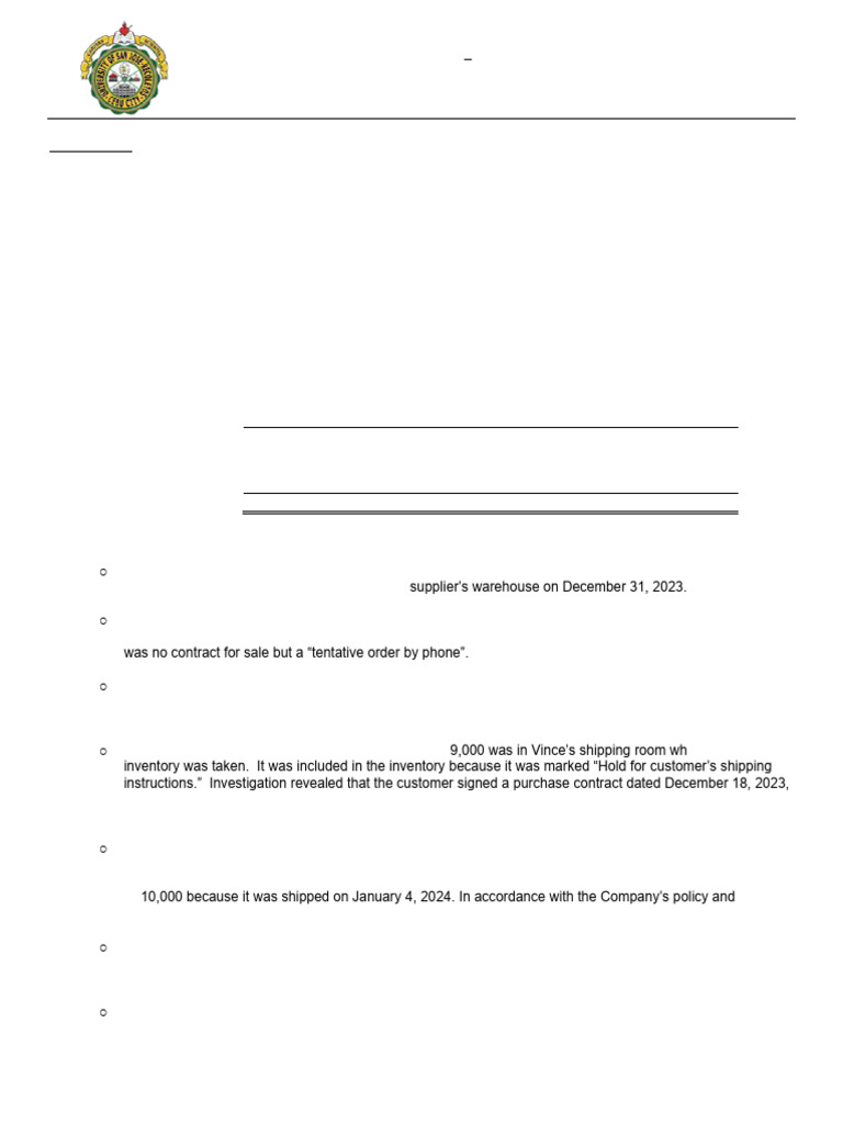 USJR HO5.Financial-Accounting-and-Reporting Comprehensive Student | PDF ...