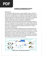 Hydraulic Braking System - Definition, Principle, Diagram, Components ...