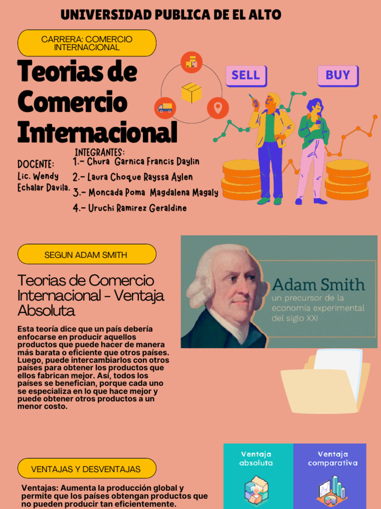 Teorías del Comercio Internacional | PDF | Mercado (economía) | El ...