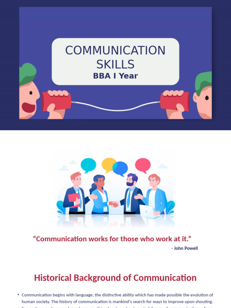 Communication Skills | PDF