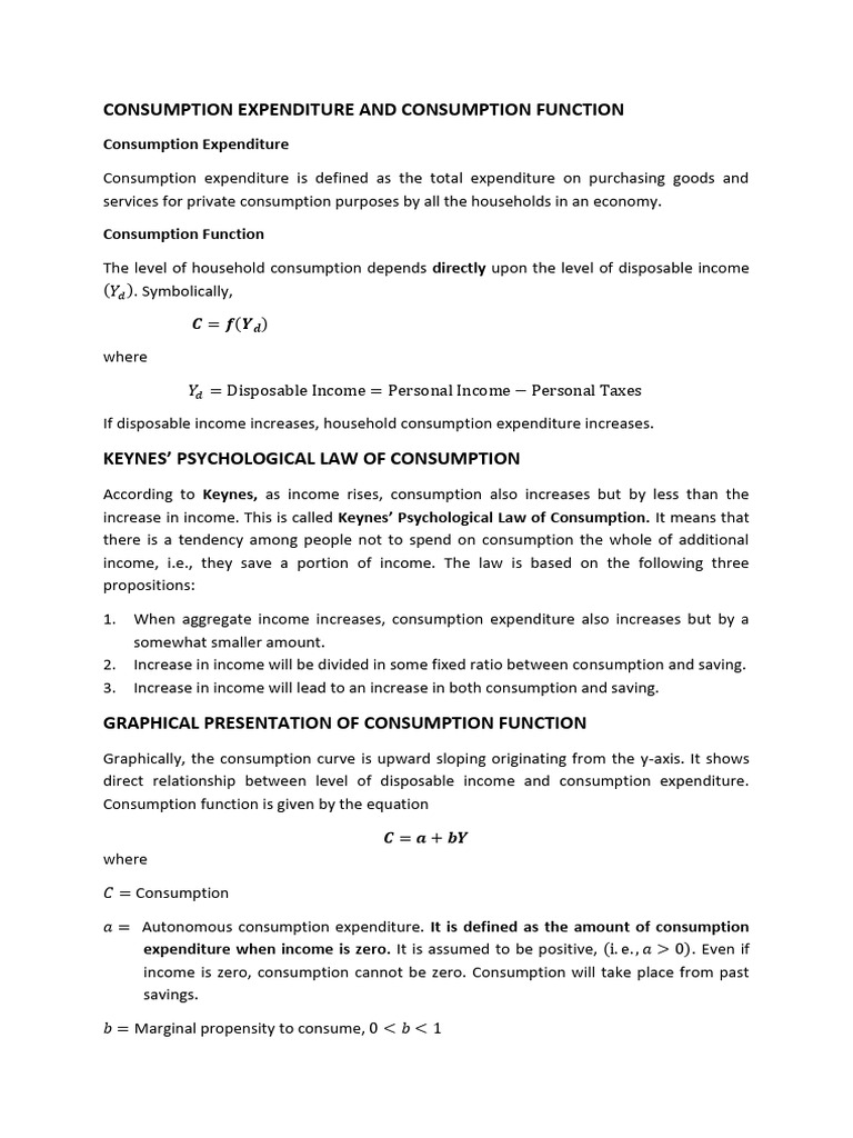 Saving, Consumption and Investment | PDF | Consumption (Economics) | Saving