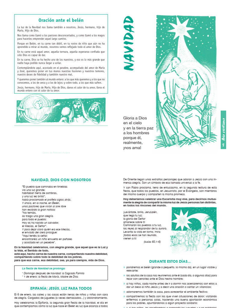 Oraciones y Reflexiones de Navidad | PDF | María, madre de Jesús | Navidad