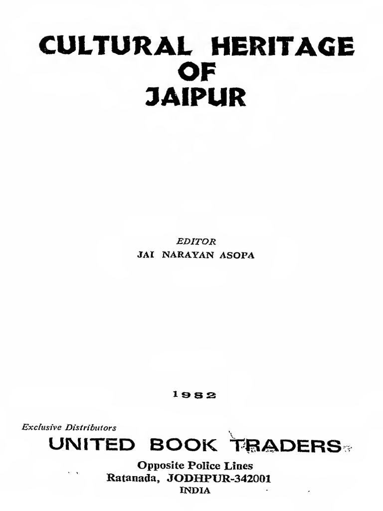 Cultural Heritage of Jaipur | PDF | Coins