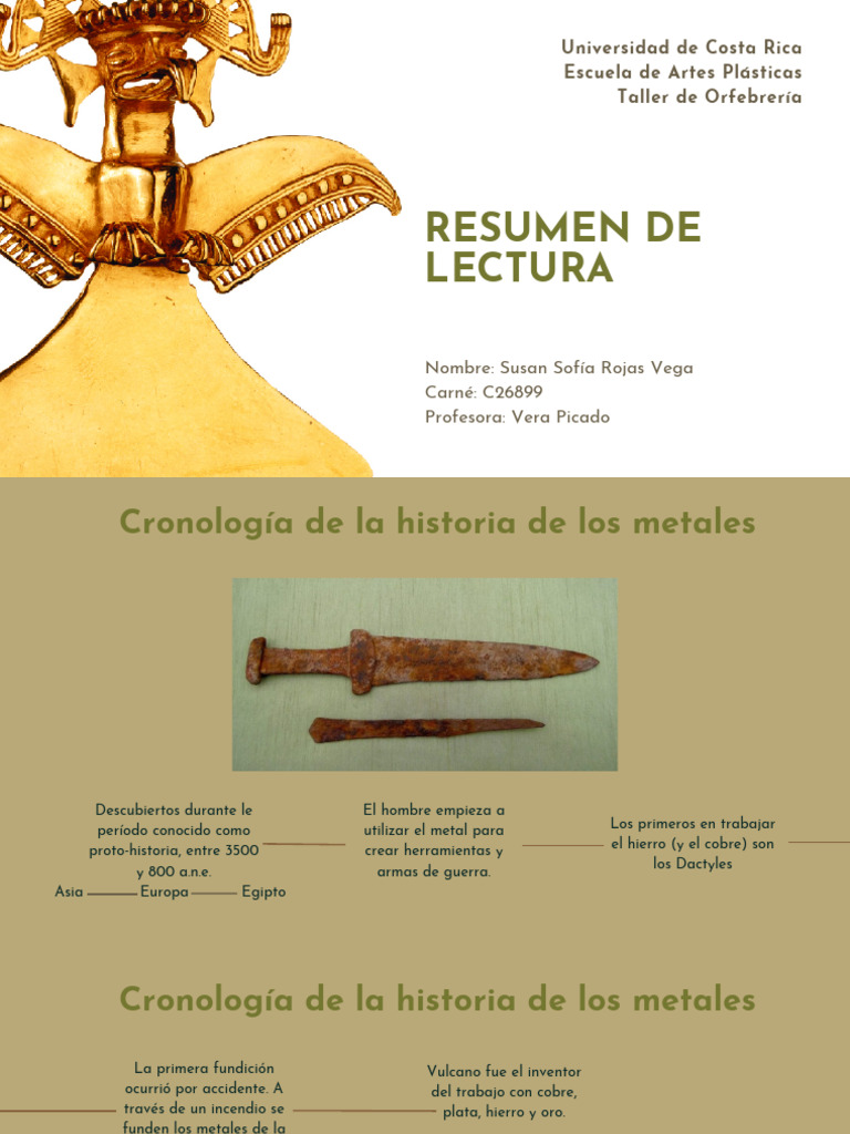 Historia del Trabajo en Metales | PDF | Rieles | Cobre