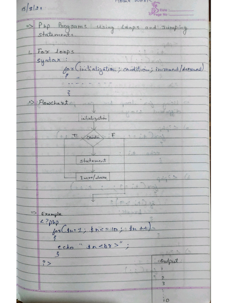 PHP Loops | PDF