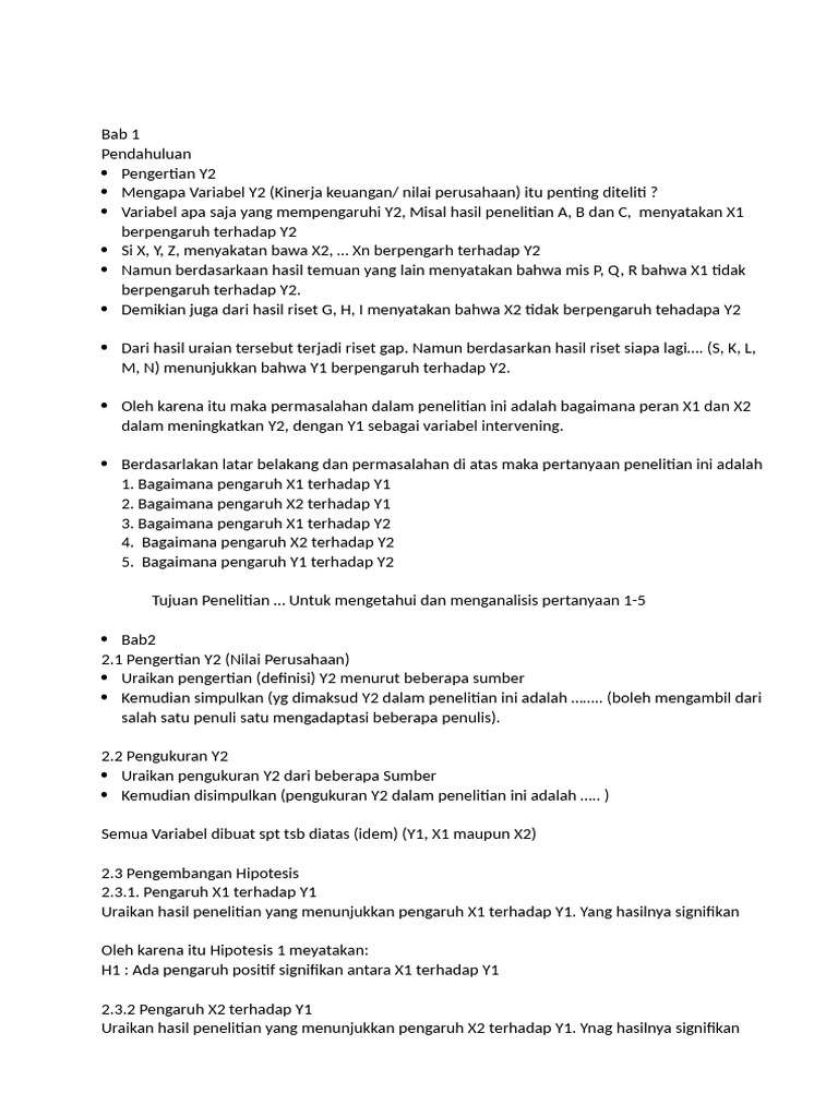 Contoh Bab 1 Dan Bab 2 Pdf Metode Bahan Ajar