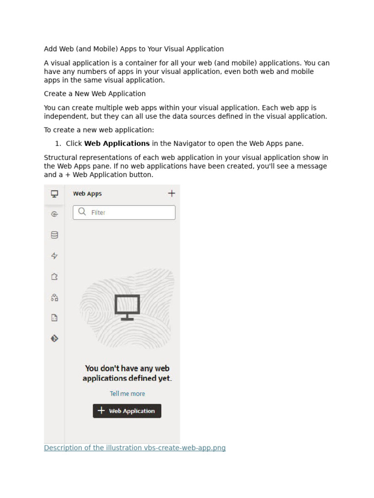 Add Web (And Mobile) Apps To Your Visual Application | PDF | Mobile App ...