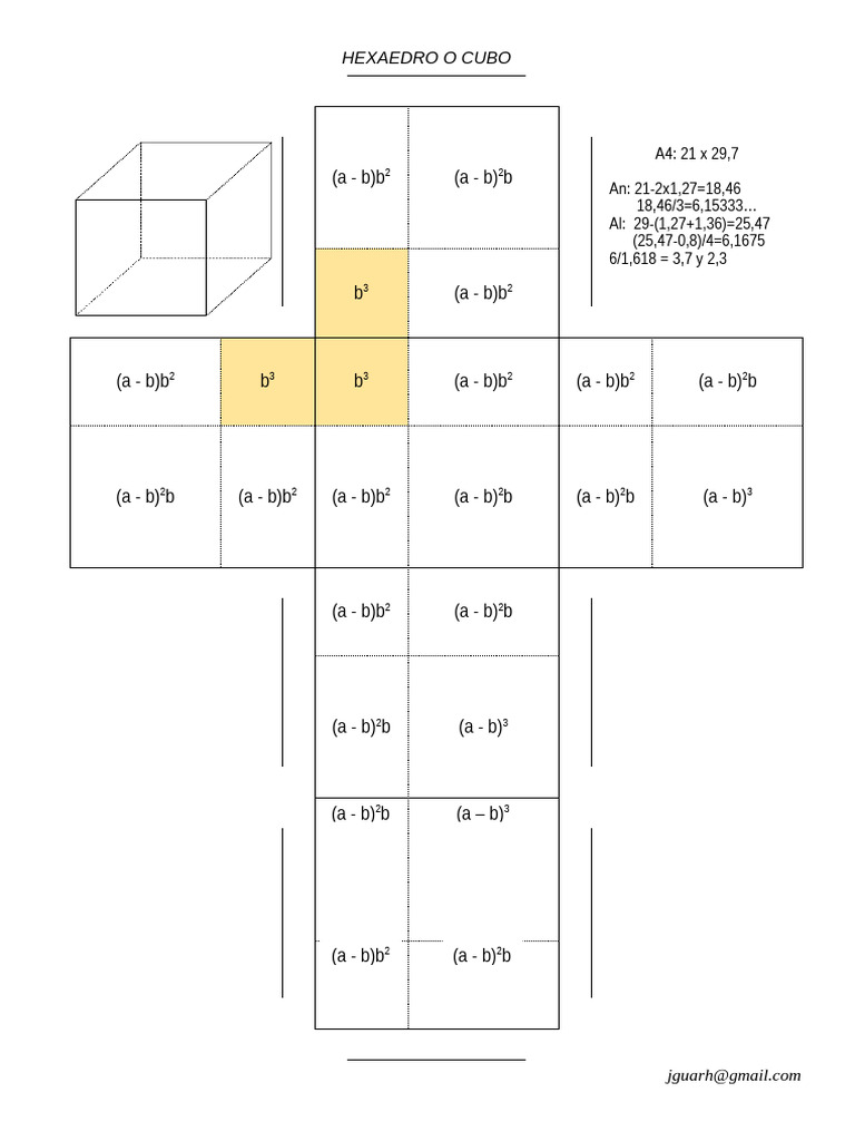 Hexaedro o Cubo | PDF