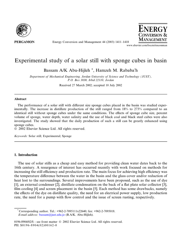 48-2003-Experimental Study of A Solar Still With Sponge Cubes in Basin ...