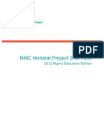 2012 Horizon Report Higher Education