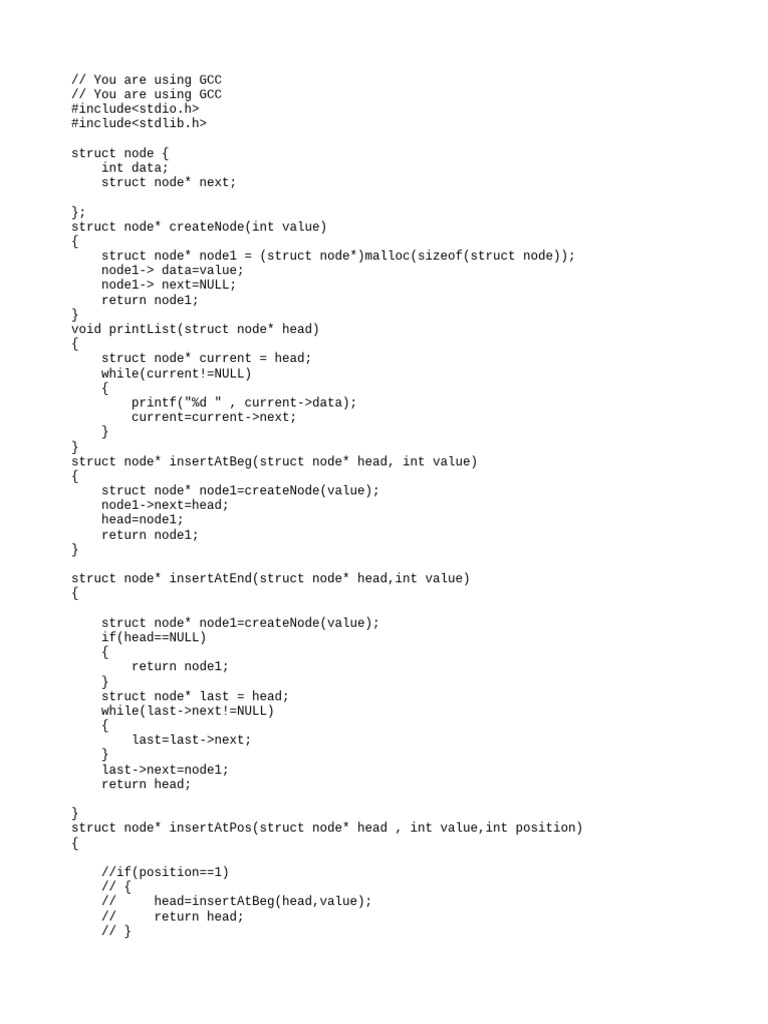 Linked List | PDF | Computer Programming | Software Engineering