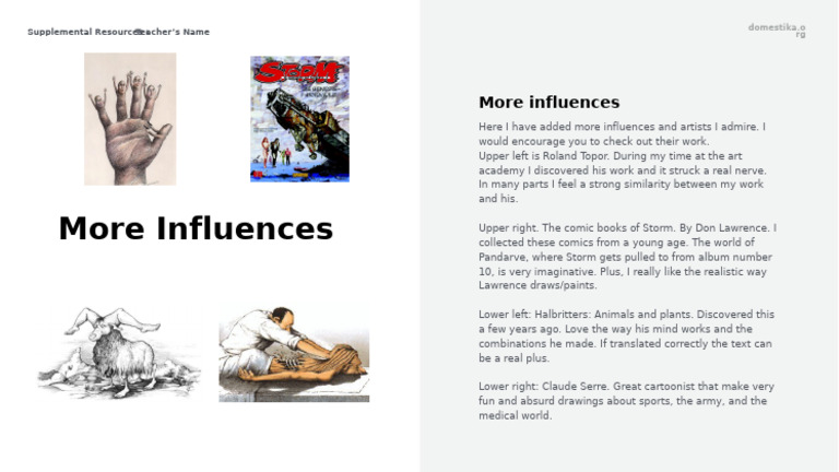 More Influencesssss | PDF