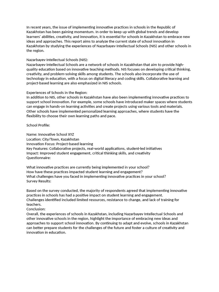 3.1 | PDF | Creativity | Project Based Learning