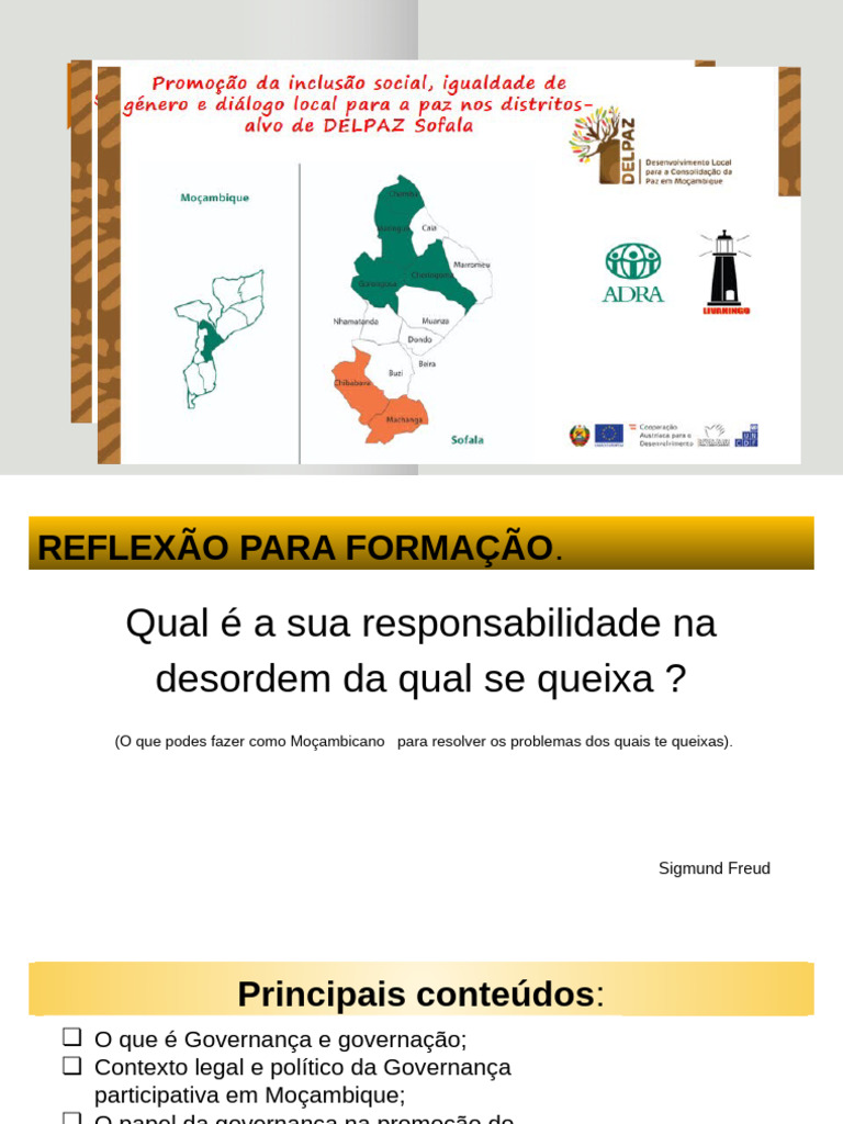 Governança Participativa em Moçambique | PDF | Governança | Governança ...