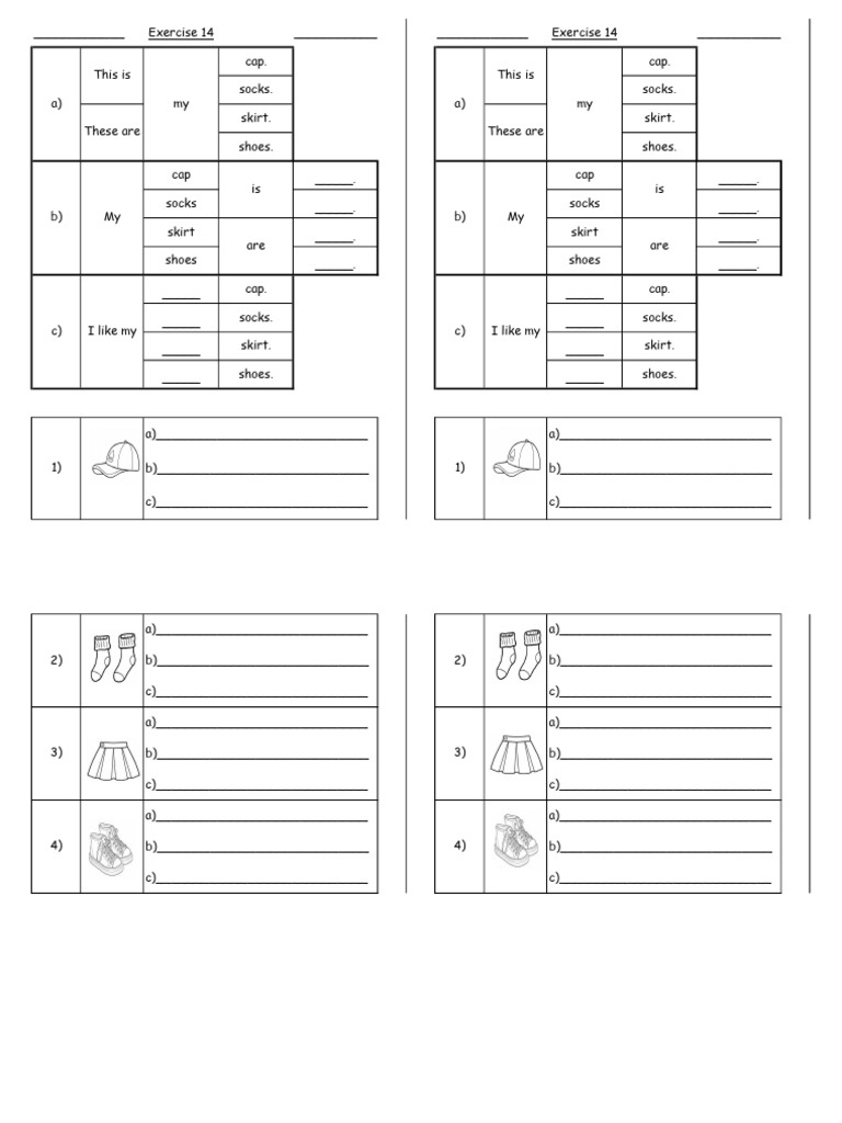 Agenda Web English Exercise
