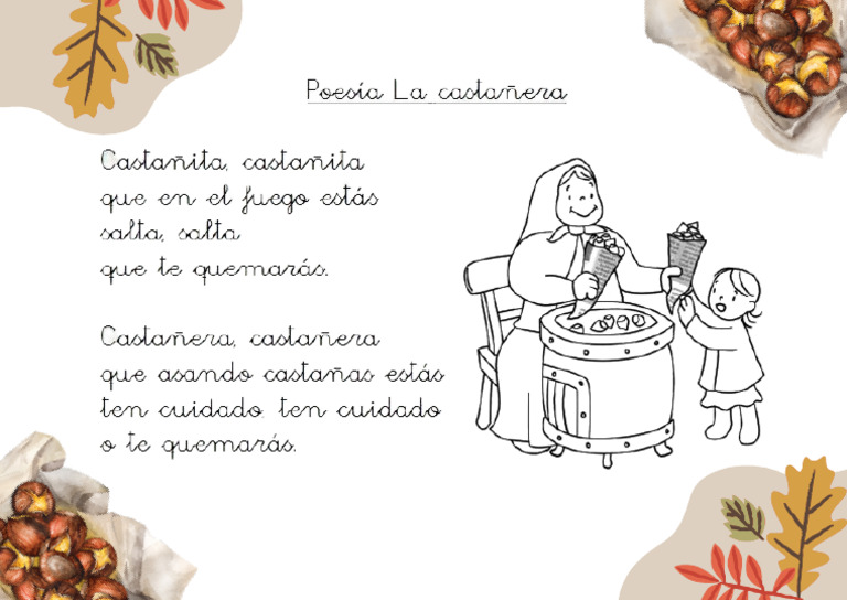 Poesía La Castañera | PDF