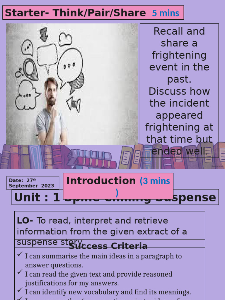 Suspense Story Analysis and Activities | PDF | Neuroscience | Cognition