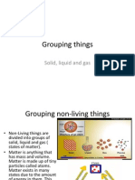 Grouping Things Solid Liquid and Gas