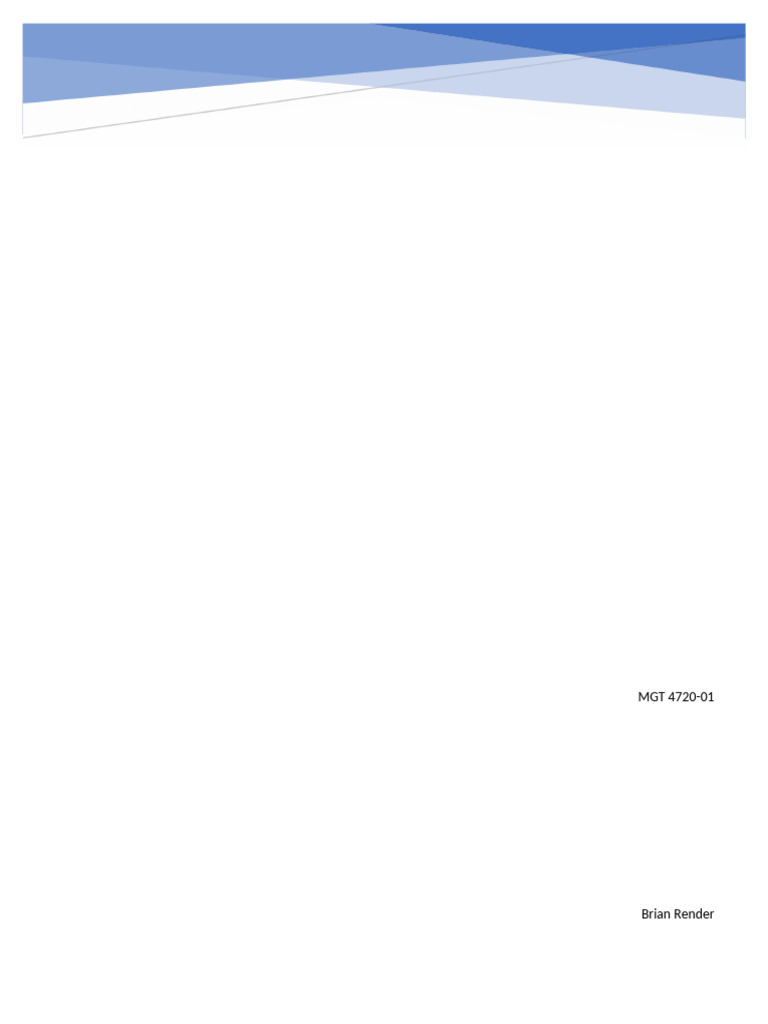 Writing Assignment MGT 3110 | PDF | Brainstorming | Cognition