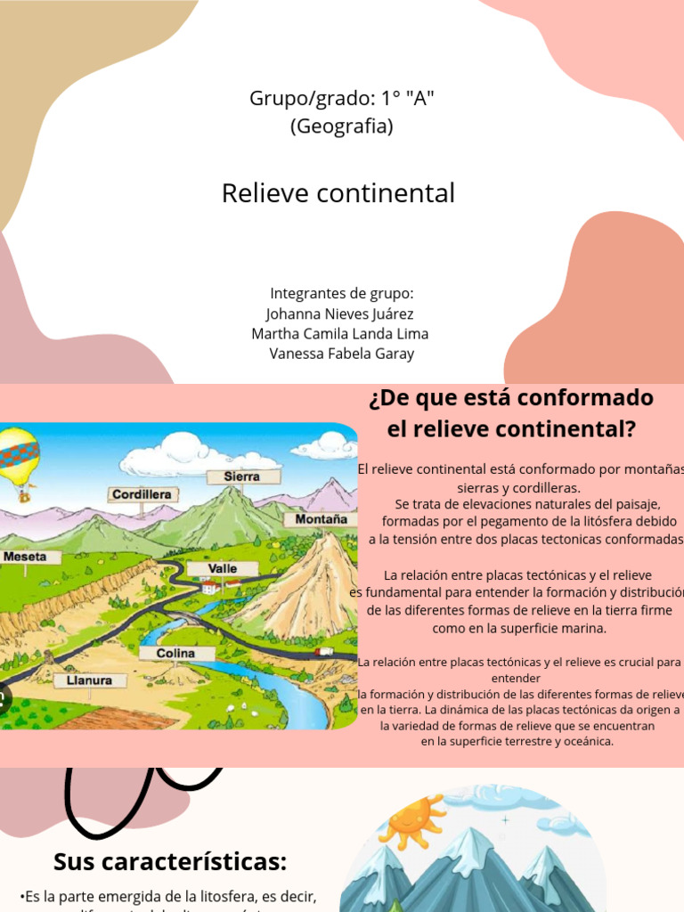Relieve Continental - 20241013 - 130942 - 0000 | PDF | Terreno | Montañas