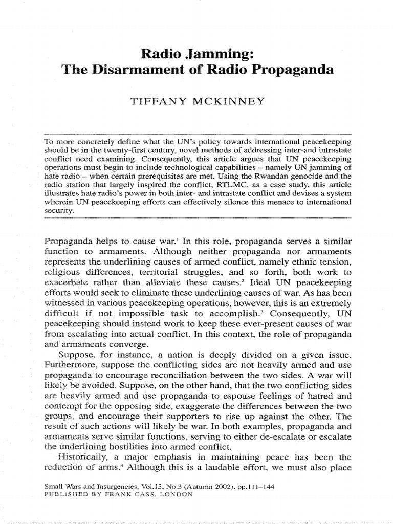 Radio Jamming | PDF