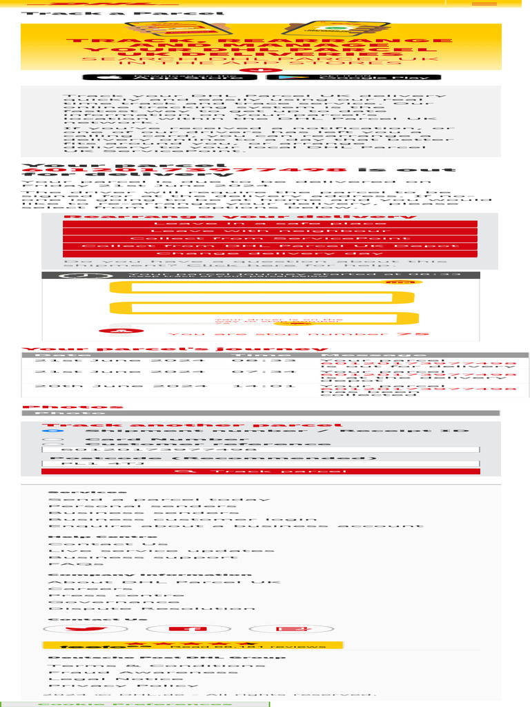 Your Parcel Is Out For Delivery | PDF