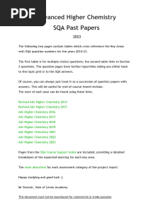 Hyperlinked Past Papers