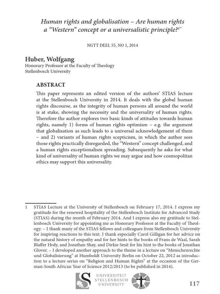 Human Rights: Universal vs. Western Concepts | PDF | Human Rights | Dignity