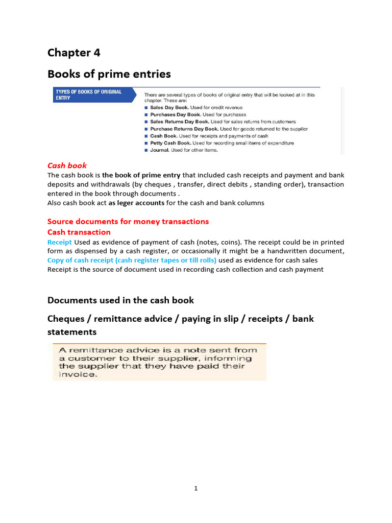 Cash Book Management Guide | PDF