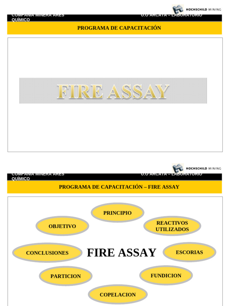 Fire Assay | PDF | Fundición | Dirigir