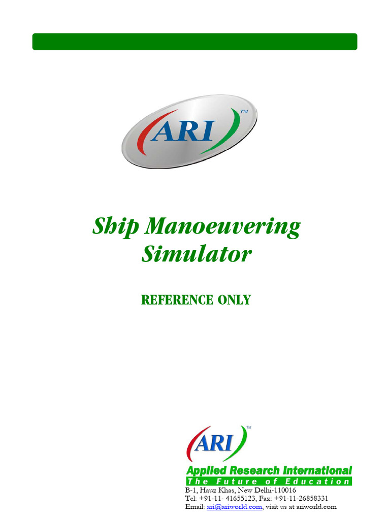 ARI - Ship Simulator | PDF | Anchor | Propeller