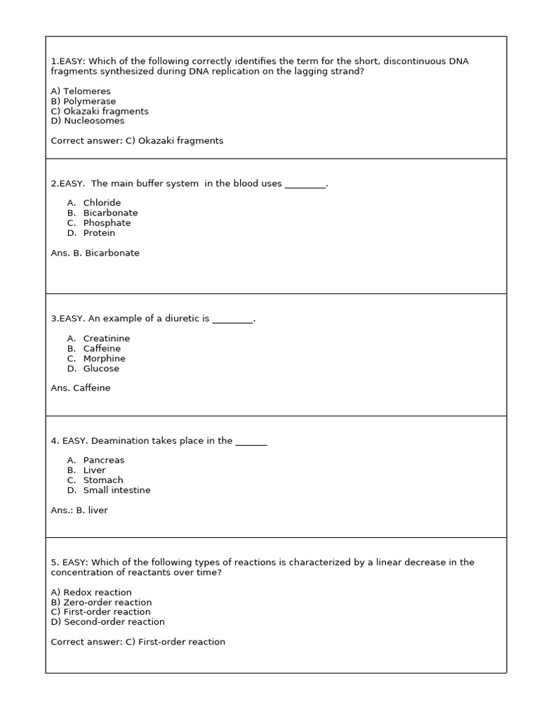 Sci Quiz Bee 24 | PDF | Metabolism | Chemical Reactions