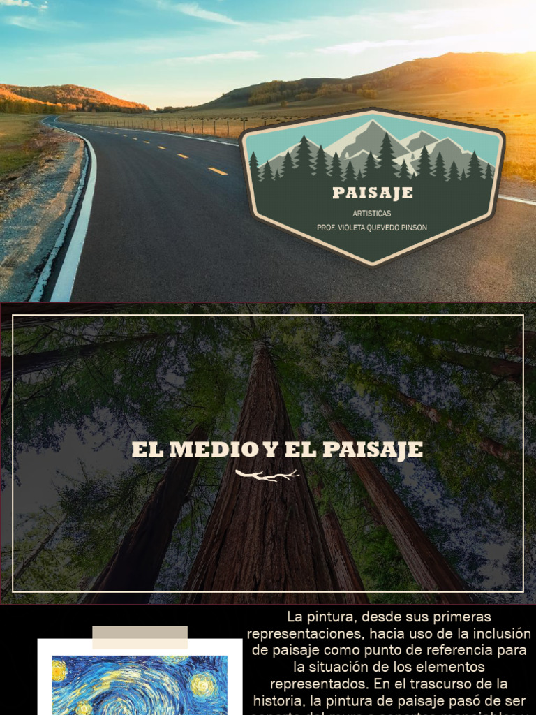 Evolución del Paisaje en la Pintura | PDF | Pinturas | Pintura de paisaje