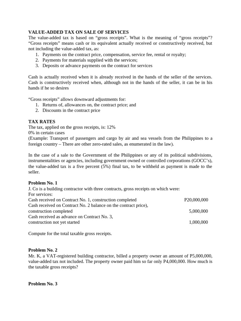 Value added tax sale of services pdf value added tax taxes