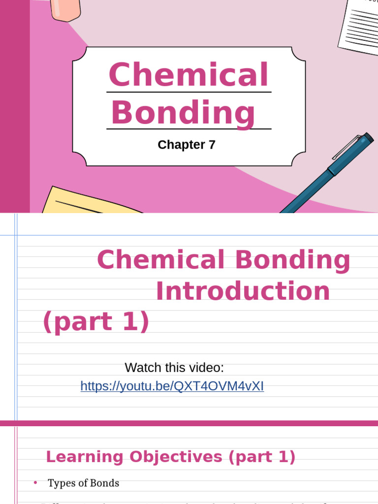 Chemical+Bonding+ Part+1+ | PDF | Chemical Bond | Ionic Bonding