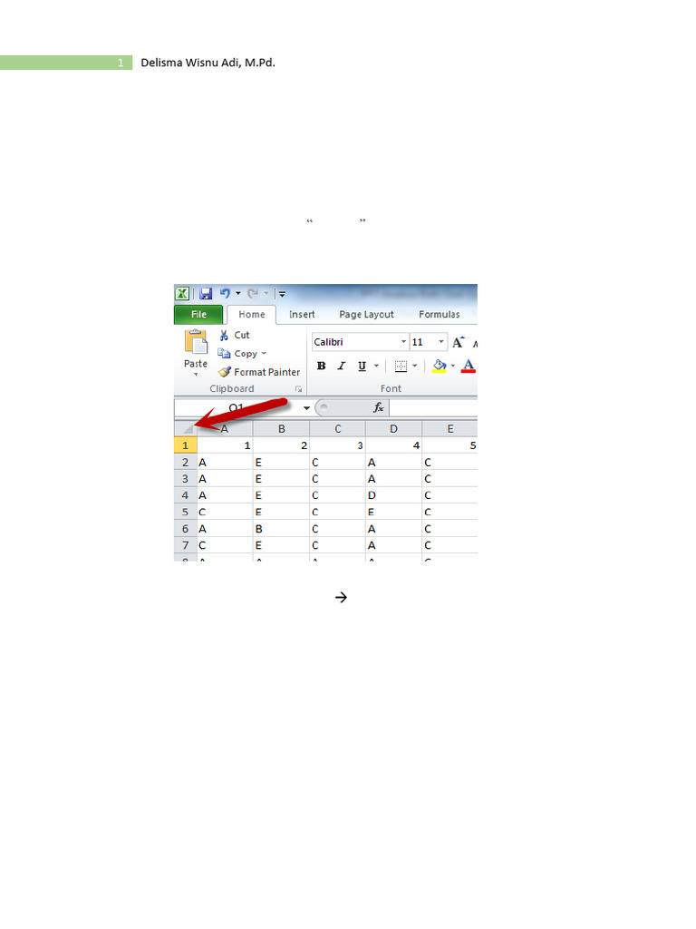 Cara Membuat File Notepad dari Excel | PDF | Karier & Perkembangan ...