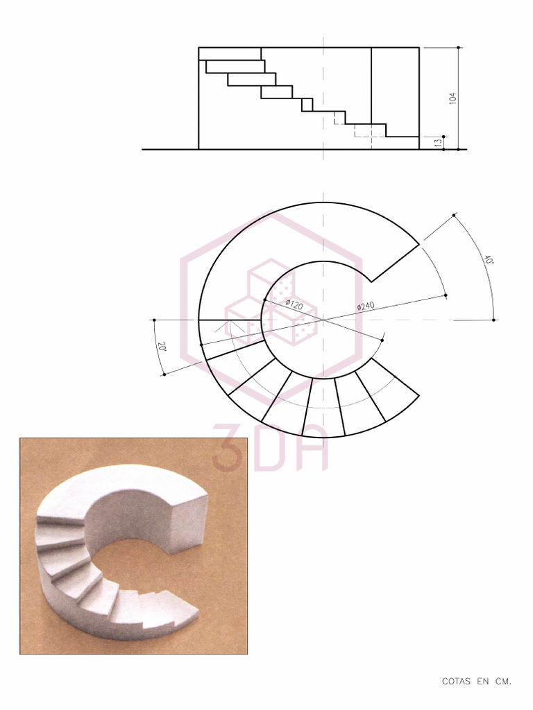 Escalera Circular Sencilla | PDF