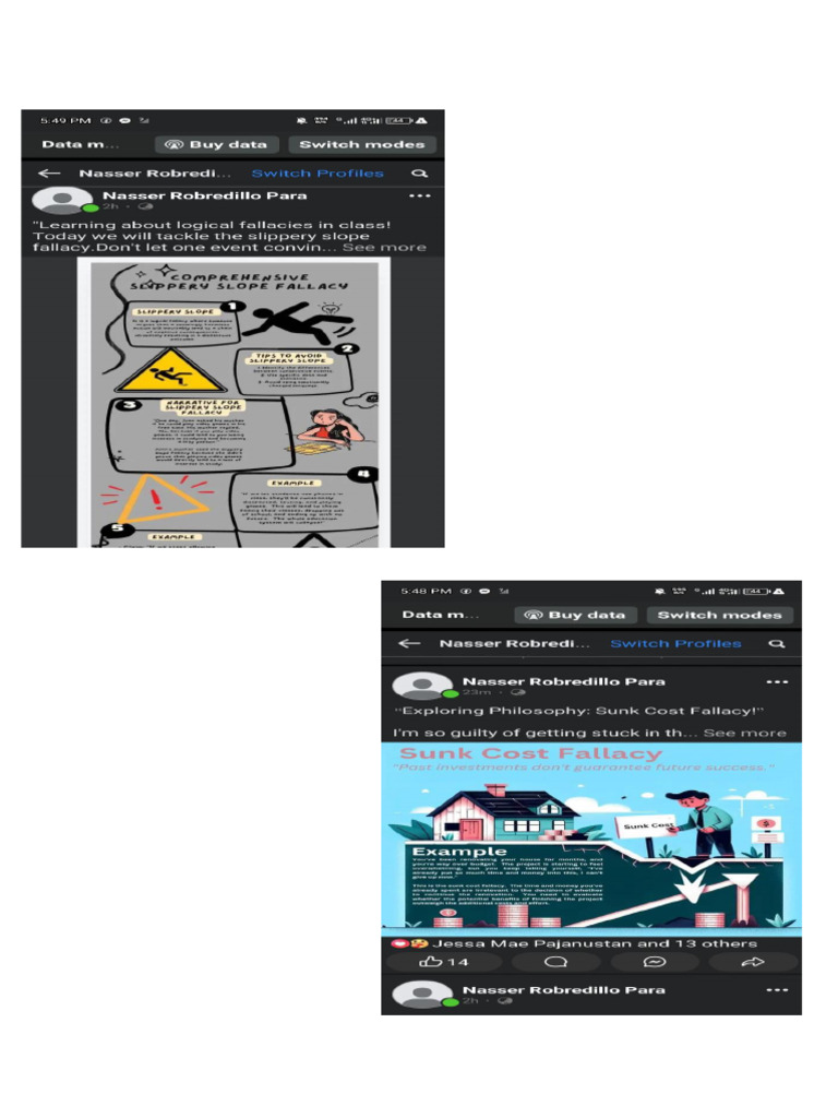 Logical Fallacies Proof | PDF