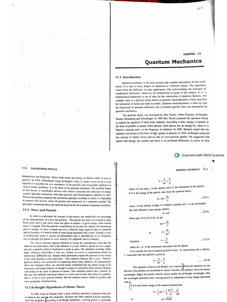 Physics Unit - 4 | PDF