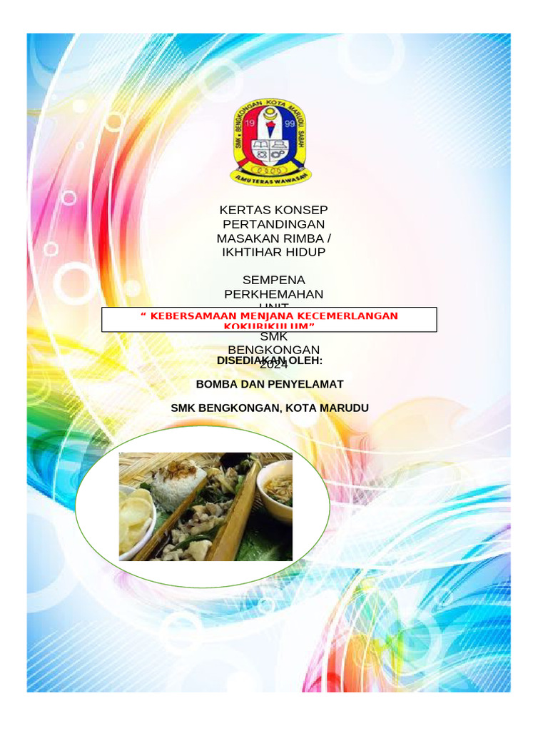 Pertandingan Masakan Rimba 2024 | PDF