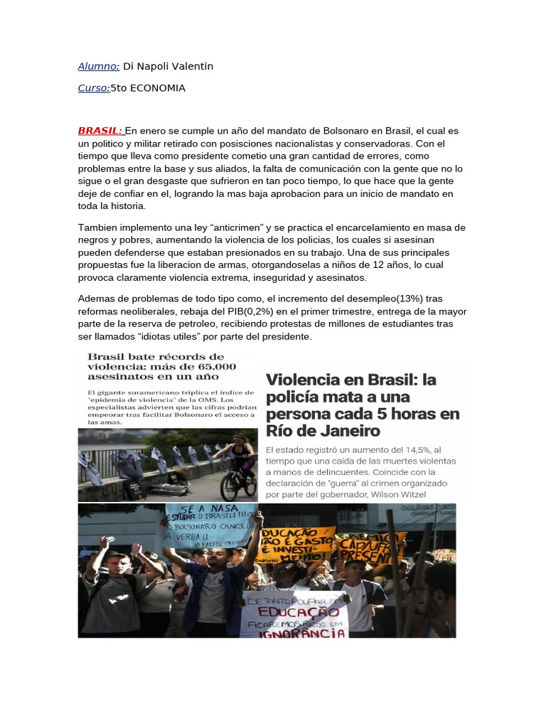 Crisis y Desafíos en América Latina | PDF | Venezuela | Economias