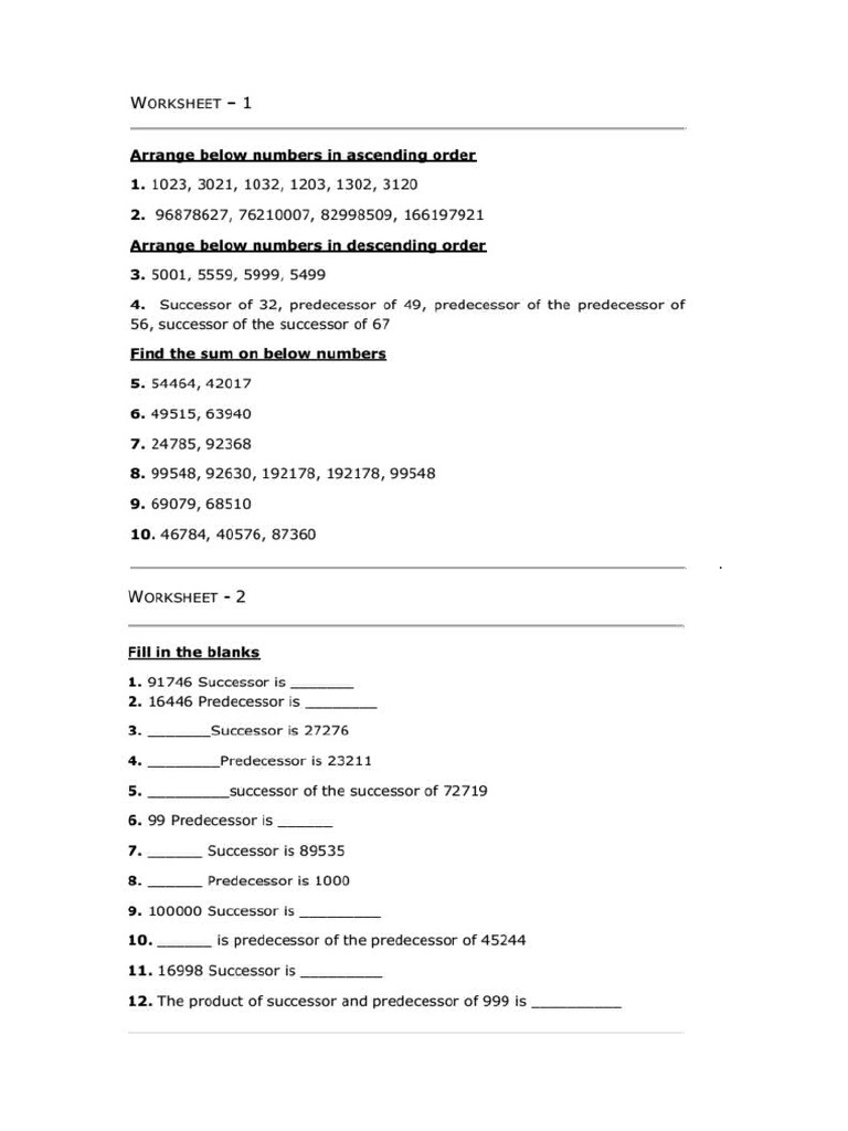 Number System 2 | PDF