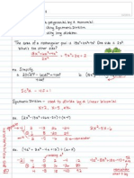 A2 6.2 Dividing Polynomials - synth div
