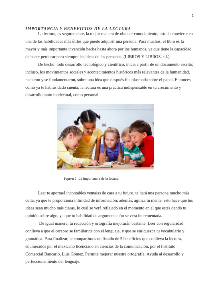 Beneficios de la lectura en el aprendizaje | PDF | Pensamiento | Curiosidad