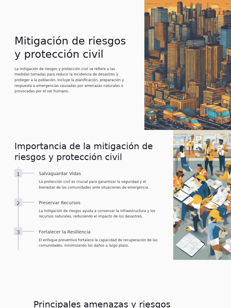 Mitigacion de Riesgos y Proteccion Civil | PDF | Riesgo | Defensa Civil